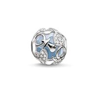 Thomas Sabo Karma Bead "Happy Baby Boy" Silber blau K0158-843-31.