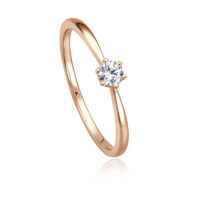 Verlobungsring, 585 Weißgold, Gelbgold oder Rosegold, Brillant 0,04ct - 0,17ct WSI – Bild 10