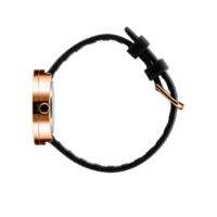 43311-0112R, Picto ; Damen Uhr, 30mm, Siliconarmband schwarz, rose golden – Bild 3