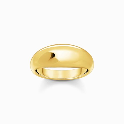TR2472-413-39-58,  Ring mit zeitlos-edlem Design, 925Sterlingsilber vergoldet