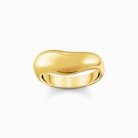 TR2473-413-39-56,  Ring mit geschwungener Form, 925 Sterlingsilber vergoldet
