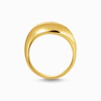 TR2473-413-39-56,  Ring mit geschwungener Form, 925 Sterlingsilber vergoldet – Bild 2
