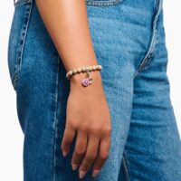 Thomas Sabo,  Armband mit Daisy Jaspis Beads, 925 Sterlingsilber, zwei Längen – Bild 2