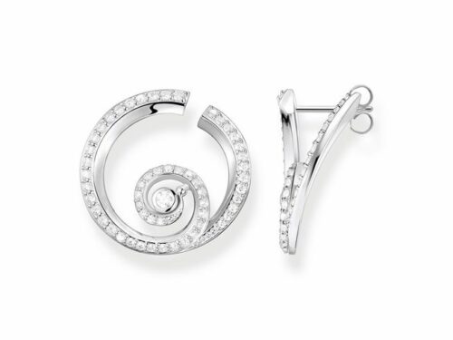 Thomas Sabo, Ocean Wave Ohrstecker H2227-051-14, 925 Sterling Silber- Zirkonia