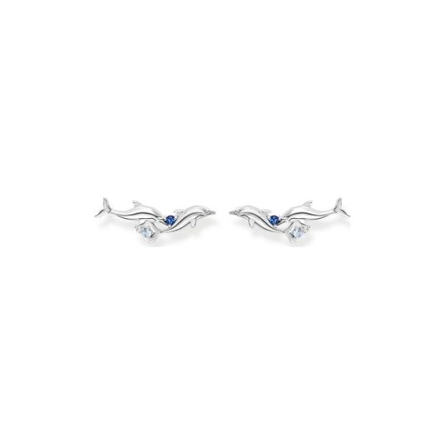 Thomas Sabo, Ocean Wave Ohrschmeichler H2232-644-1, Geschw. – synth. Spinell, Zirkonia
